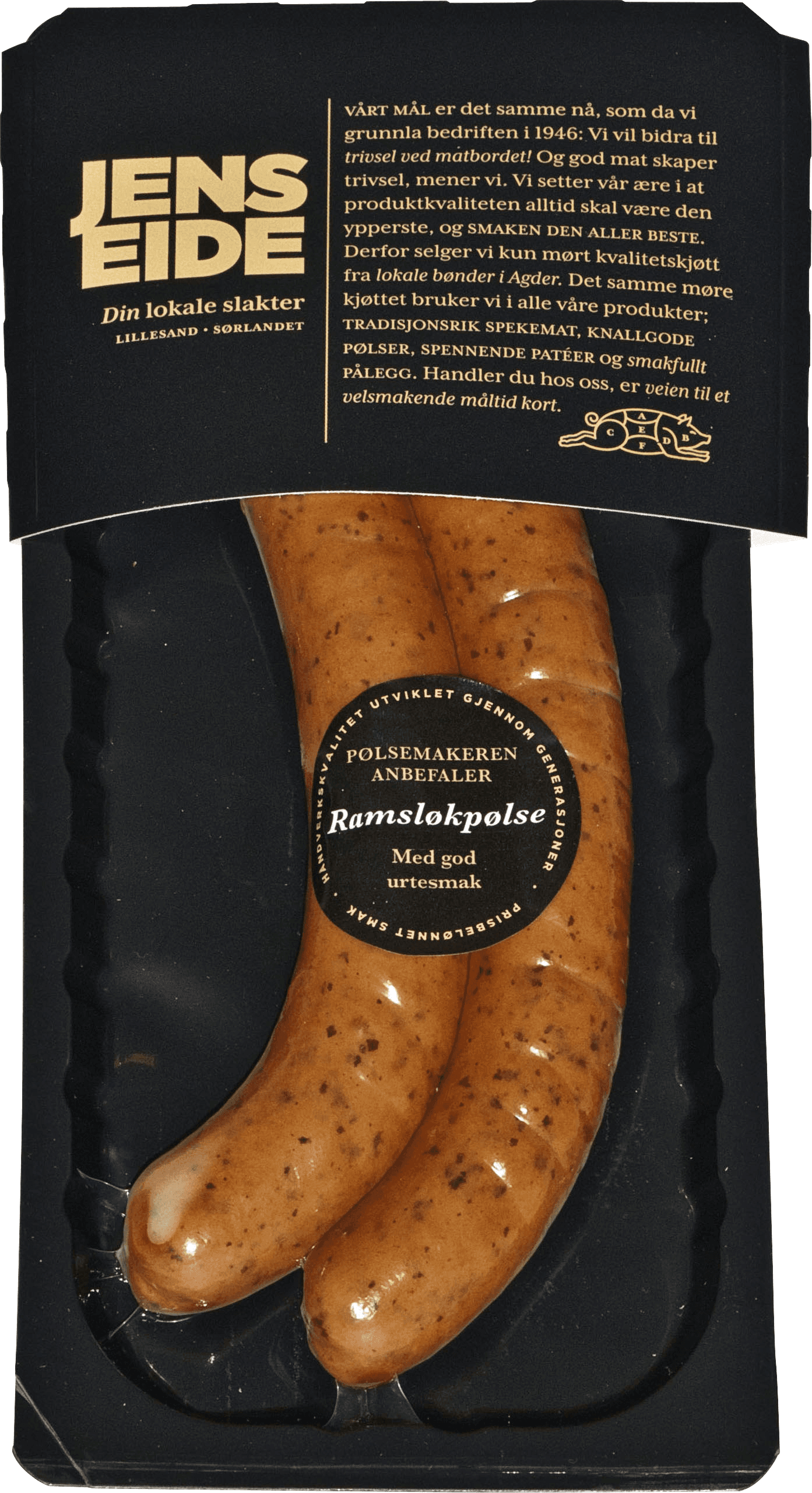 Ramsløkpølse 230g Jens Eide