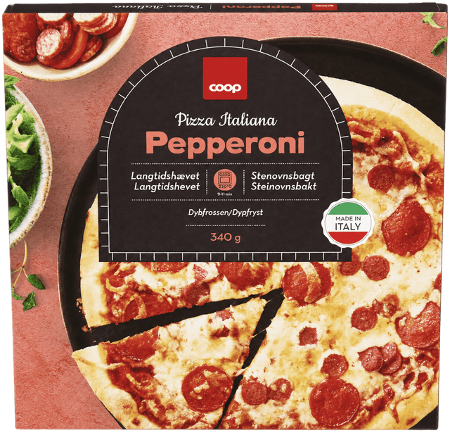 Coop steinovnspizza
