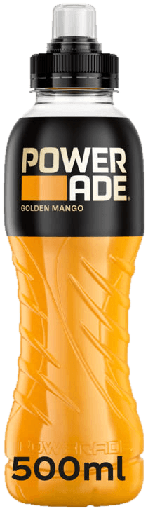 Powerade Golden Mango 0,5l flaske
