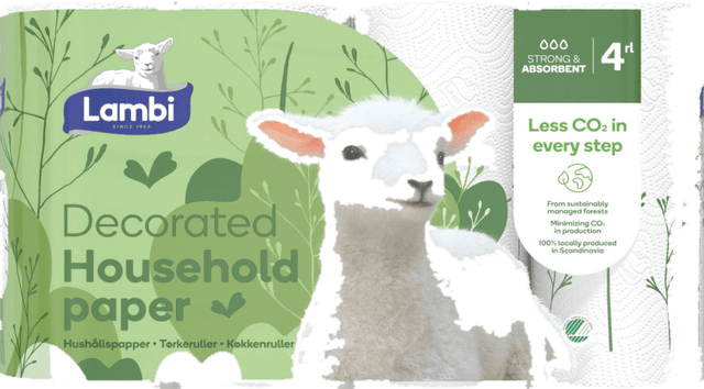 Tørkerull 4pk Decor Lambi