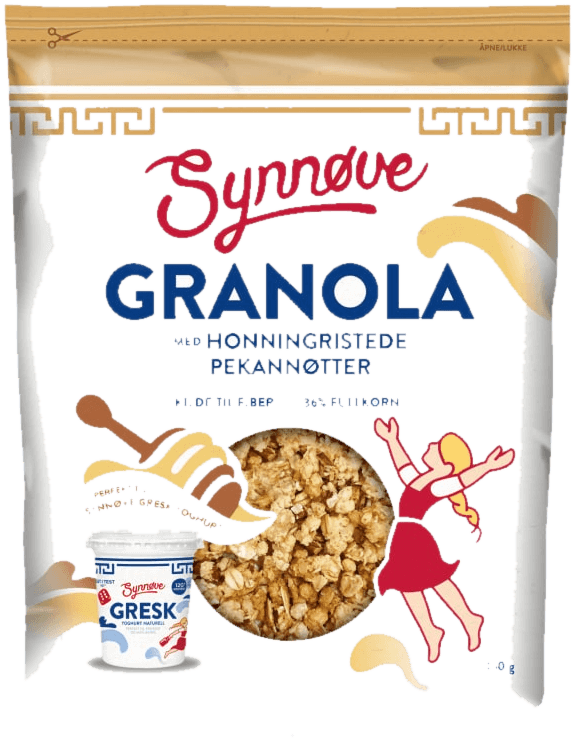 Granola Pekan Honningsristet 350g Synnøve