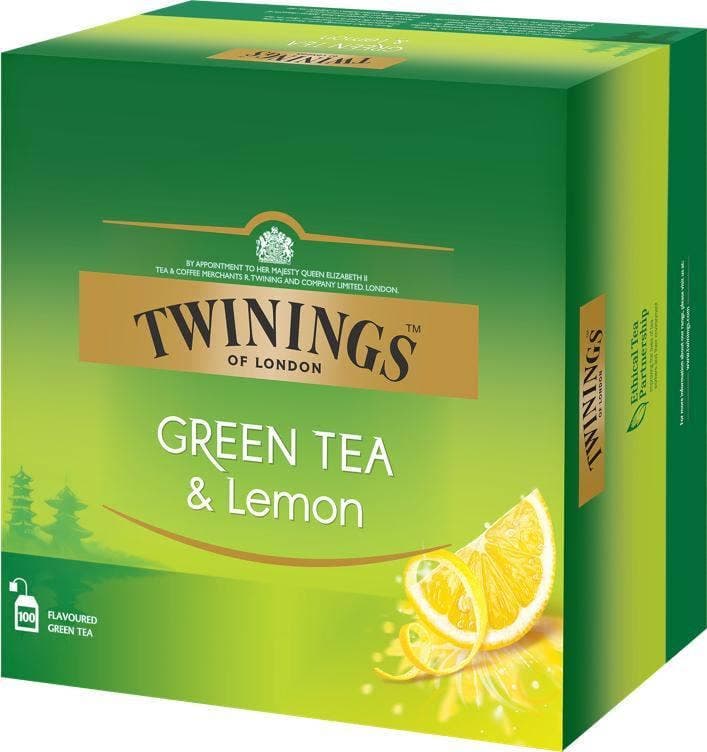 Twinings Grønn Te Sitron 100stk
