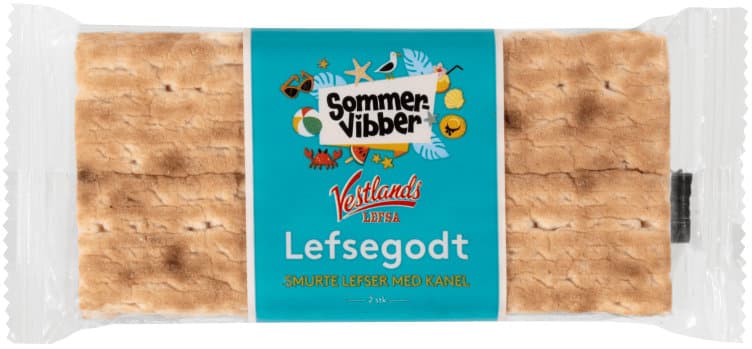 Vestlandslefsa Lefsegodt 2pk 75g