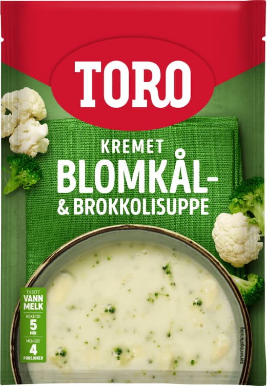 Blomkål&Broccoli Suppe Kremet 64g Toro 65 g