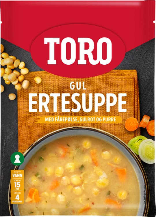 Ertesuppe Gul 146g Toro