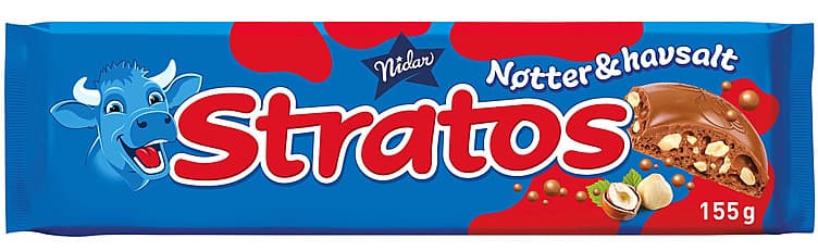 Stratos Nøtter&Havsalt 155g