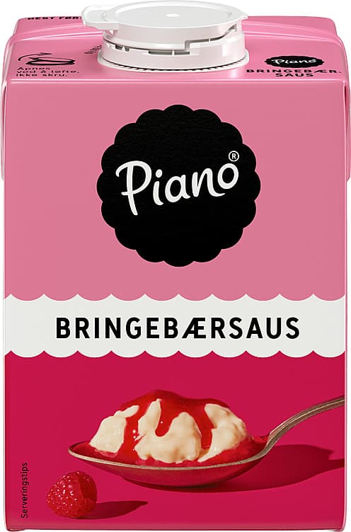 Bringebærsaus 0,5l Piano