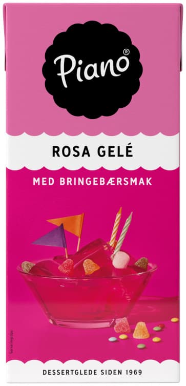 Bringebærgele 1l Piano