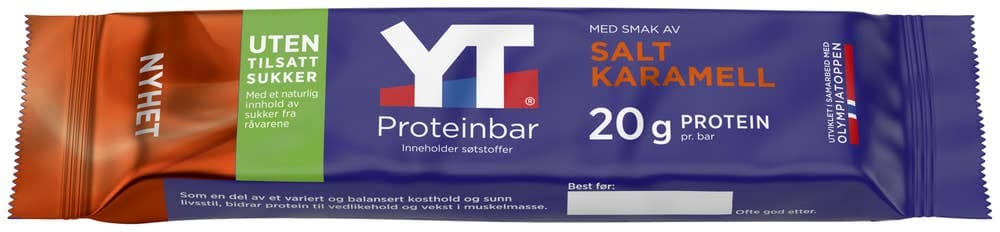 YT proteinbar Salt karamell, 50 g