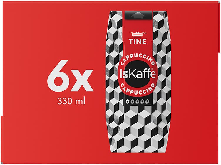 Iskaffe Cappuchino 6x330ml Tine 1980 ml