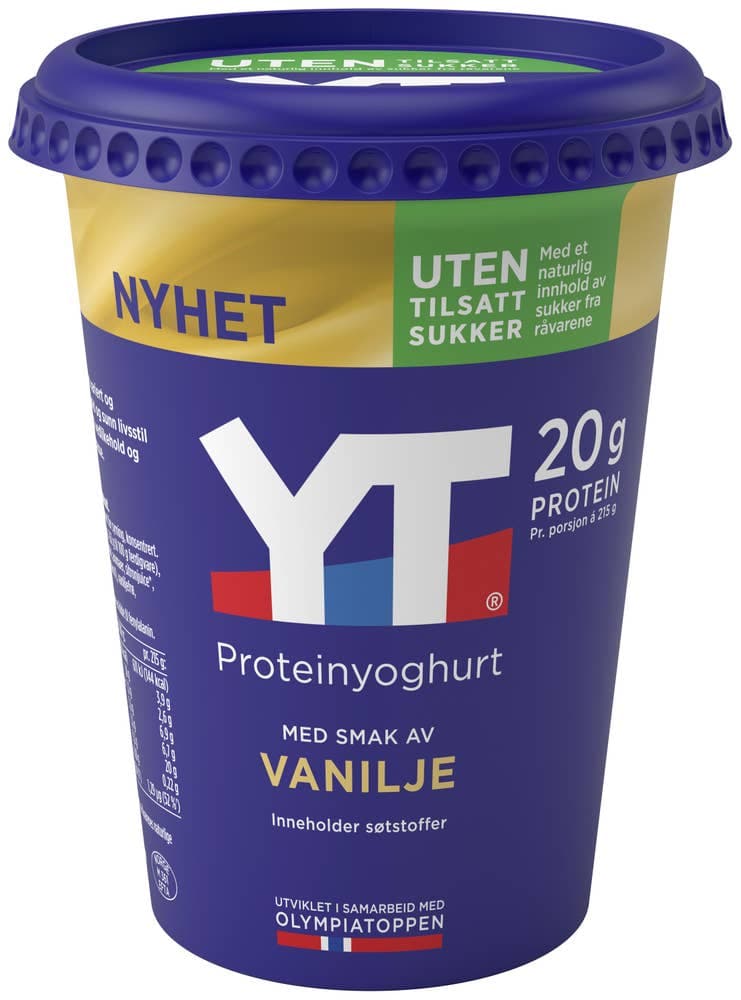 YT proteinyoghurt Vanilje, 430 g