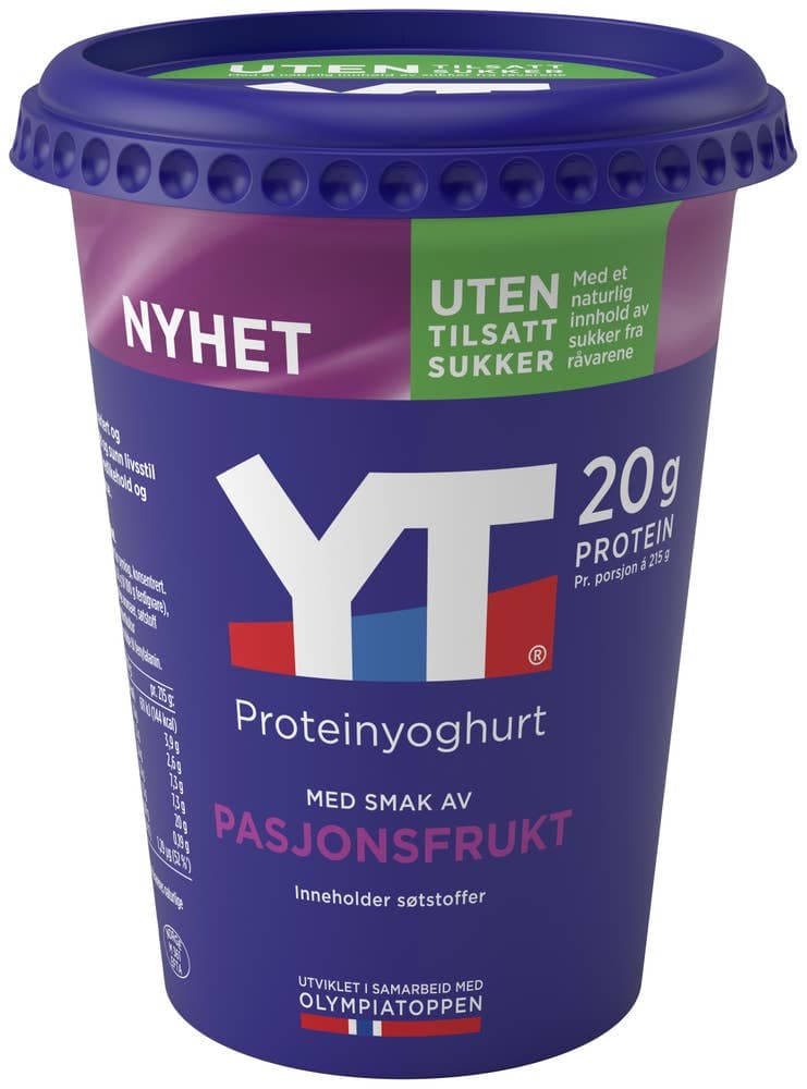 YT proteinyoghurt Pasjonsfrukt, 430 g