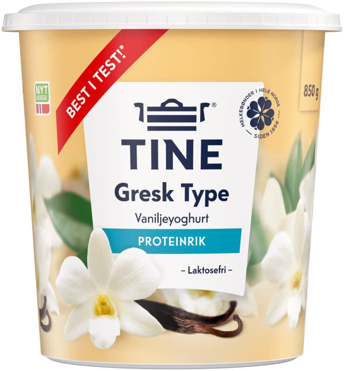 Yoghurt Gresk Type Vanilje 850g Tine