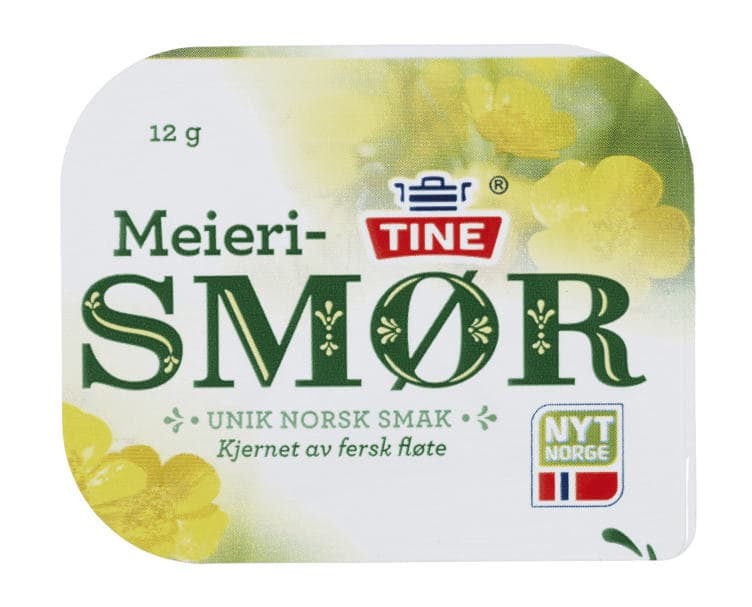 Meierismør Kuvert 12g 200stk Tine 200 g