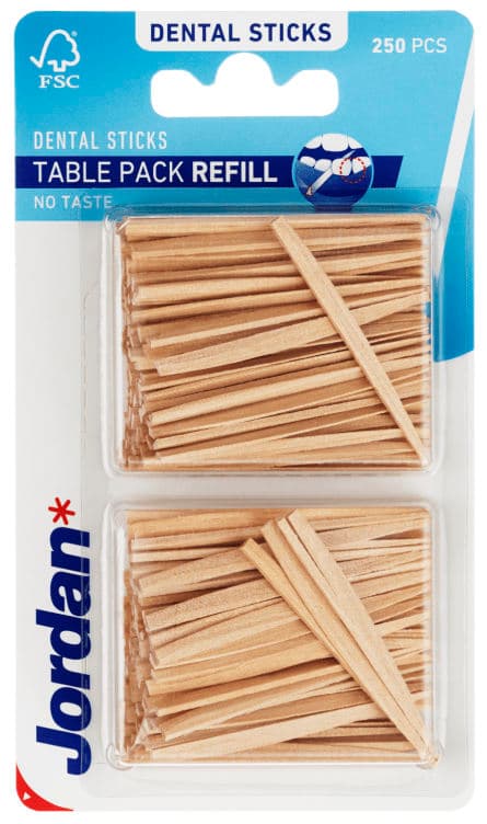 Jordan Tannstikker 2x125stk Refill 250 stk