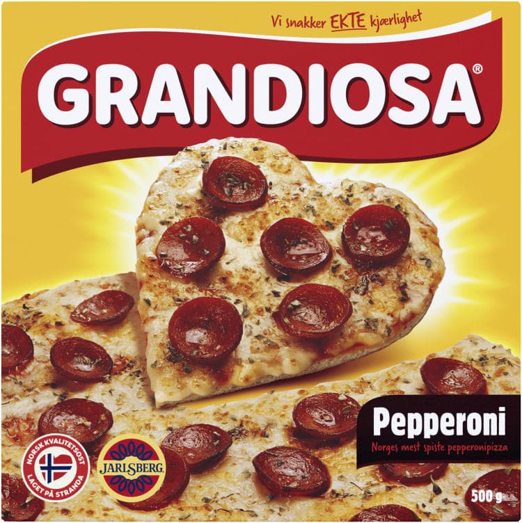 Grandiosa Pizza Pepperoni 500g Stabburet