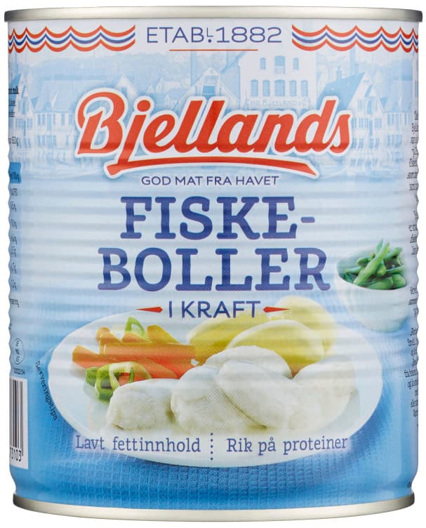 Fiskeboller i Kraft 800g Bjellands