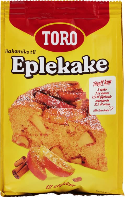 Eplekake Mix 384g Toro