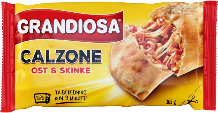 Calzone Ost&Skinke 165g Grandiosa