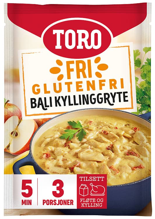 Bali Kyllinggryte glutenfri 70g Toro