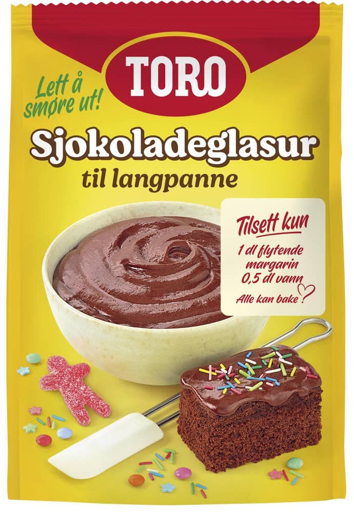 Sjokoladeglasur langpanne 350 g