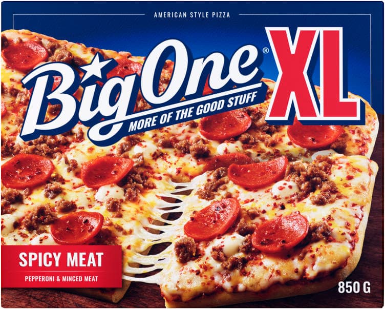 Big One Pizza Xl Spicy Meat 850g