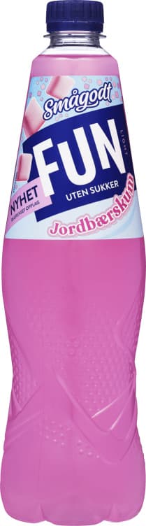 Fun Light Jordbærskum 0,8l