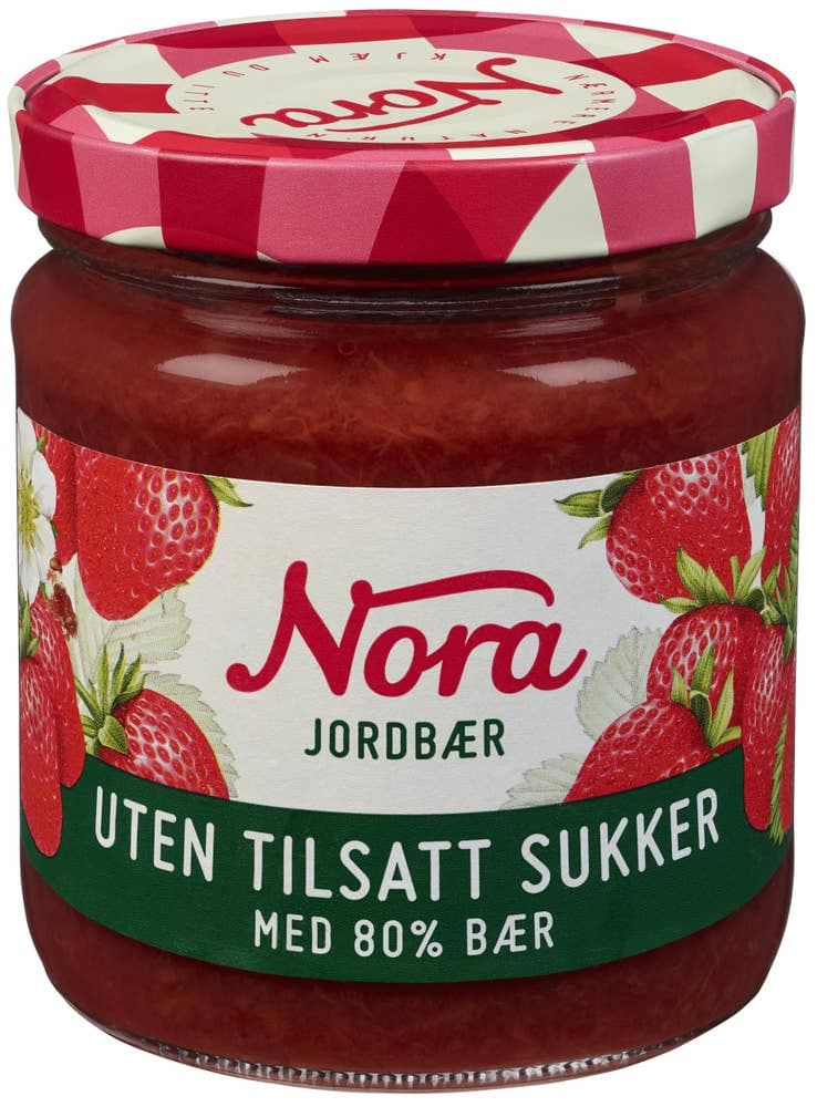 Jordbær Uten tilsatt sukker, 275 g