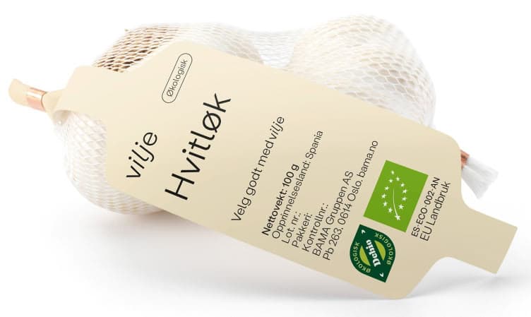Hvitløk Økologisk 100g Vilje