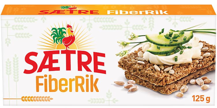 Fiberrik Solsikke 125g Prepack Sætre