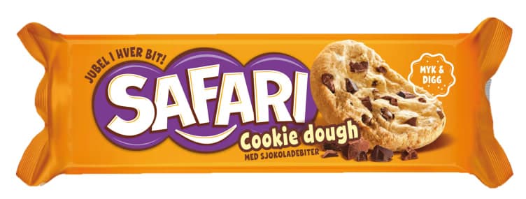 Safari Kjeks Cookie Dough 175g