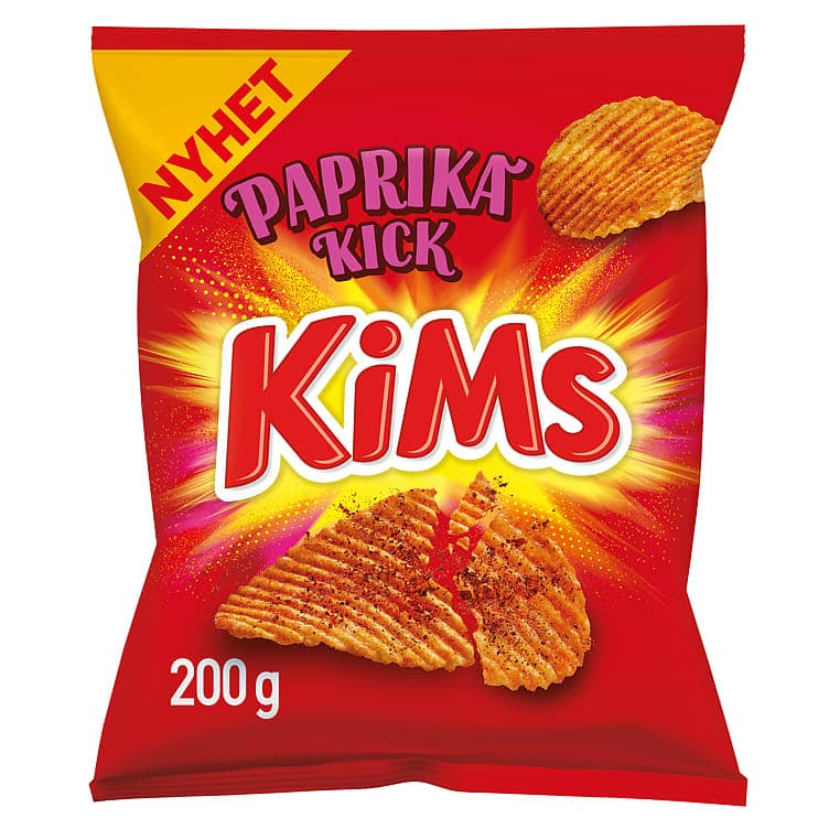 Potetgull Paprika Kick 200g Kims