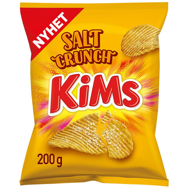 Salt Crunch Potetgull 200g Kims