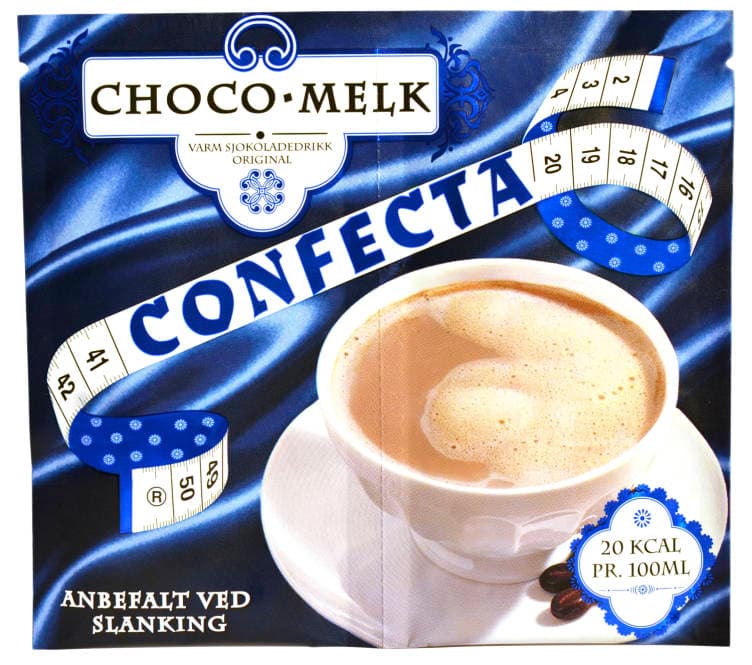 Choco-Melk Lavkalori 2pos Confecta 2 stk