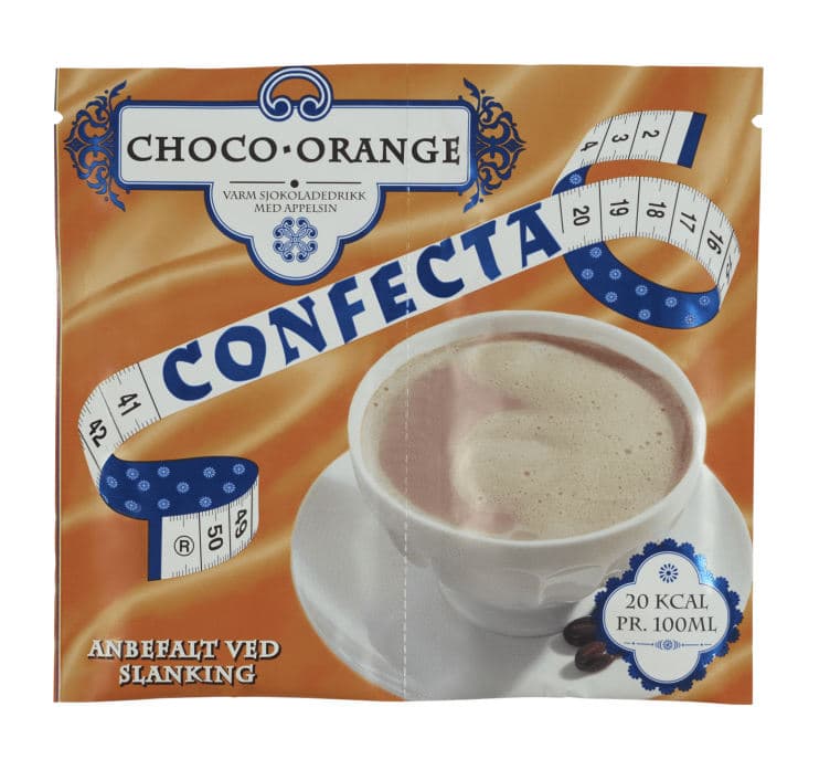 Choco-Appelsin Lavkalori 2pos Confecta 400 stk