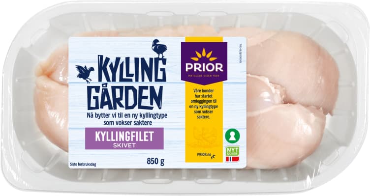 Kyllingfilet skivet 850g Kyllinggården