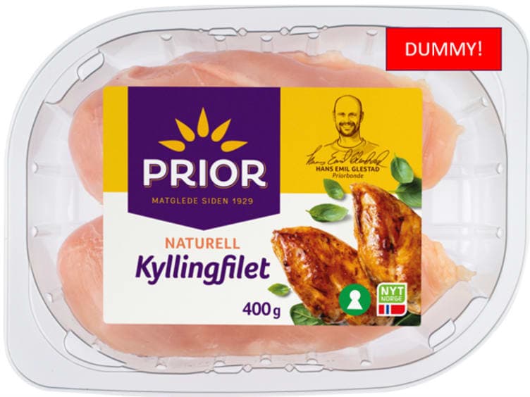 Kyllingfilet 425g Prior