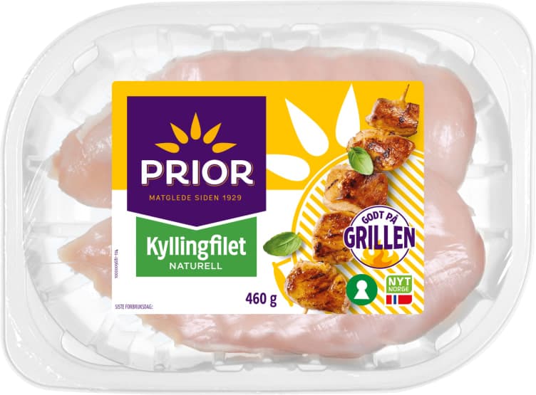 Kyllingfilet 460g Prior