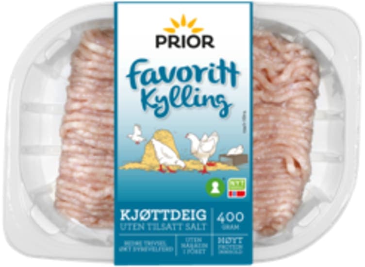 Kylling Kjøttdeig u/Salt 400g