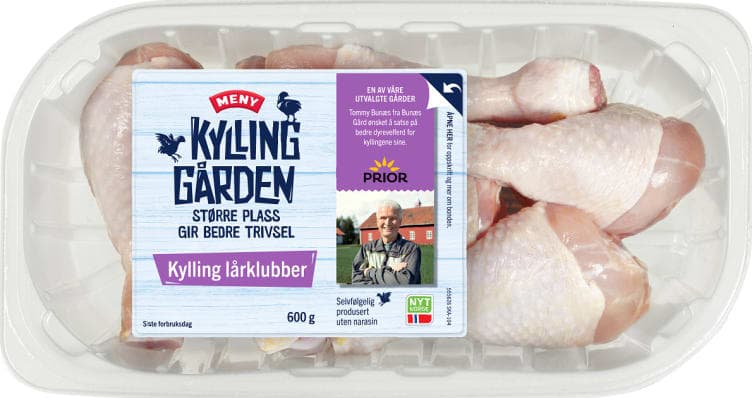 Kylling Lårklubber 600g Kyllinggården