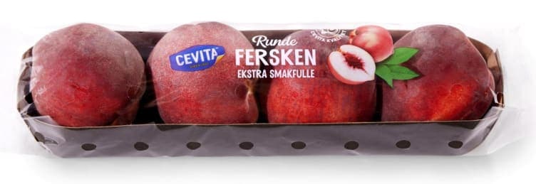 Fersken Runde 4pk Cevita