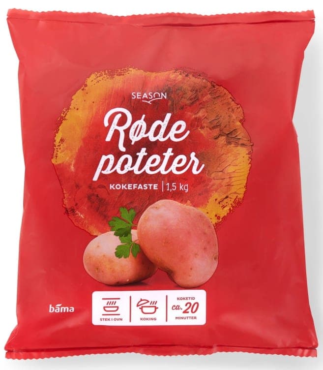 Potet Rød 1,5kg Kokefast