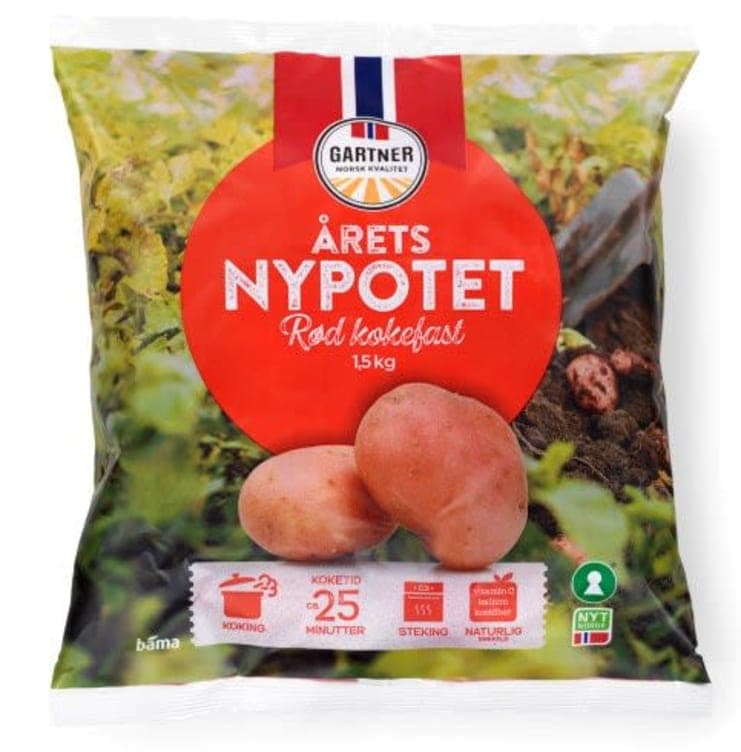 Nypotet Røde 1,5kg Gartner
