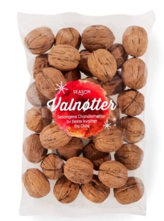 Valnøtter m/Skall 400g Season