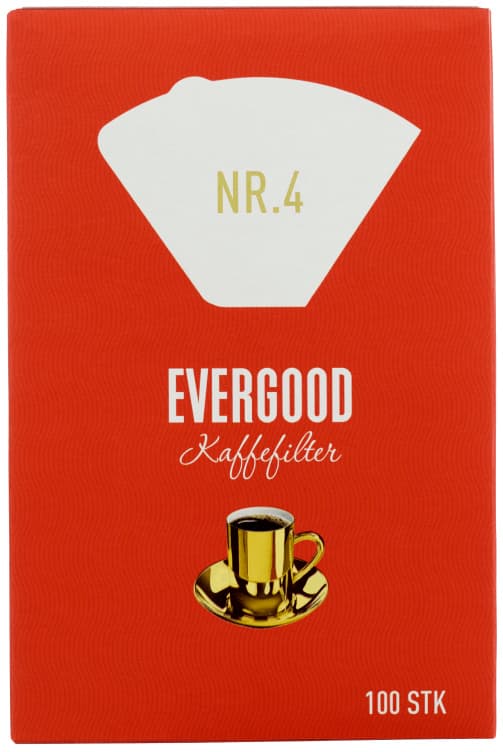 Filterposer Nr.4 100stk Evergood