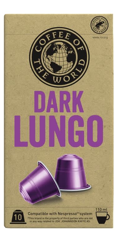 Lungo Dark Kaffekapsel 10stk Cotw