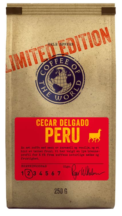 Cecar Delgado Hele Bønner 250g Ltd Cotw