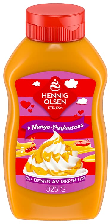 MANGO- PASJONSAUS 325g hennig-olsen is