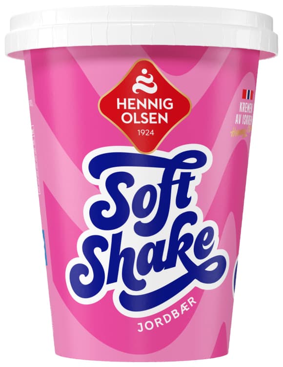 Soft Shake Jordbær 210ml Hennig-Olsen