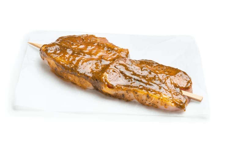 Grillspyd Av Svin Black Garlic Marinert pr stykk